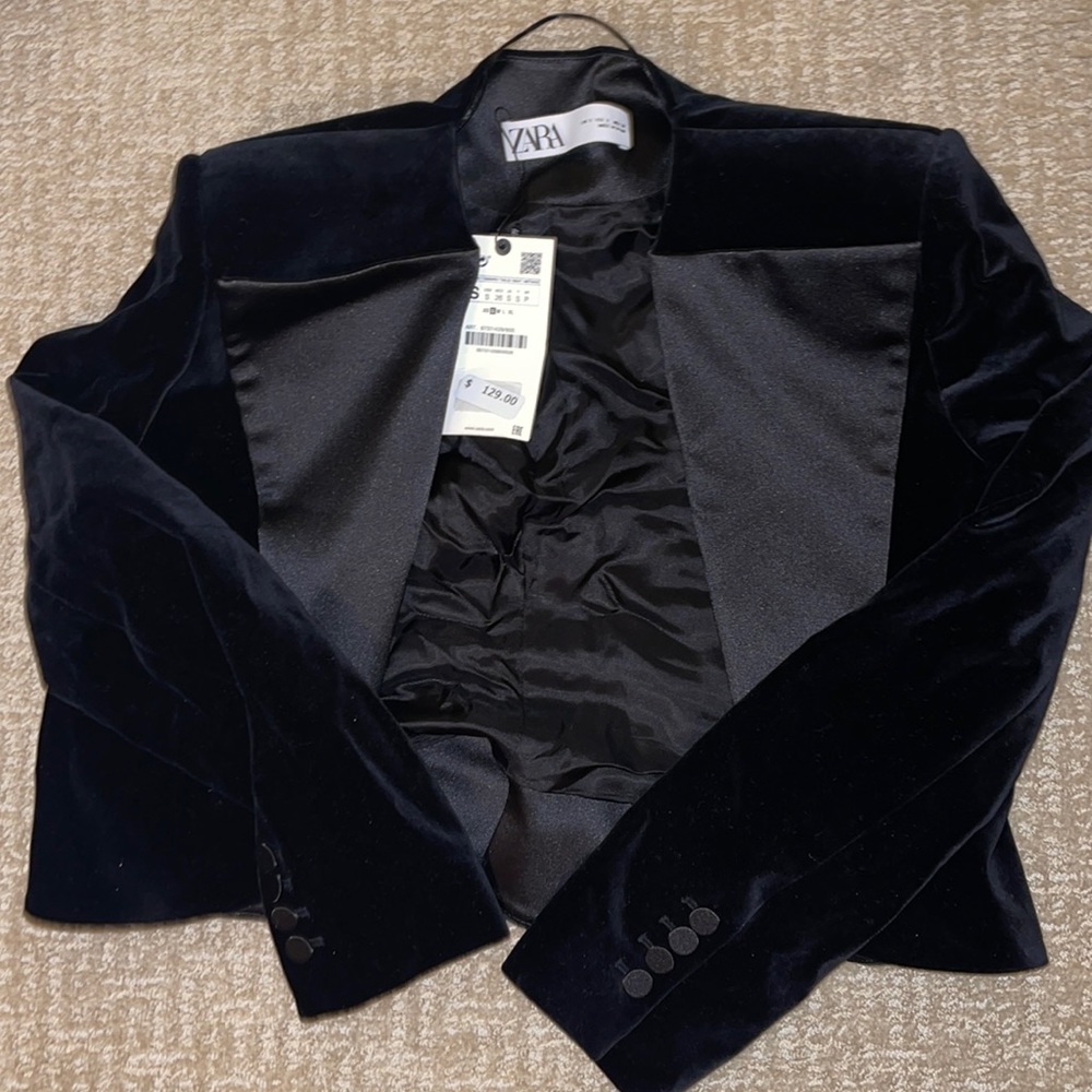 Black Velvet Blazer